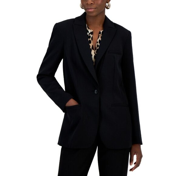I.N.C. International Concepts Women's Black Single-Breasted Blazer NWT - Picture 1 of 6